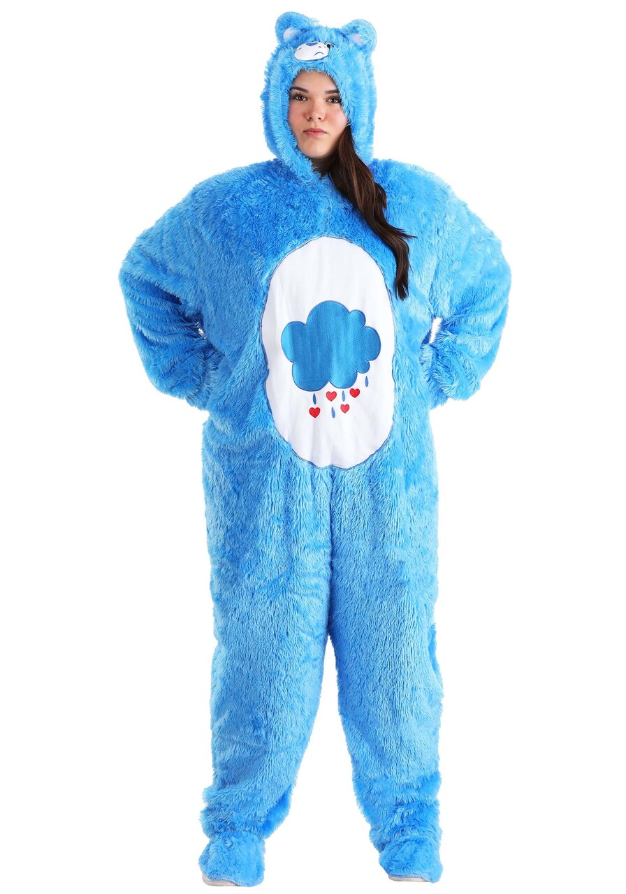 Plus Size Care Bears Classic Grumpy Bear Costume for Adults